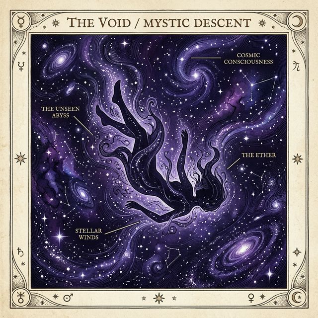 Ilustración para El significado psicológico de soñar que caes al vacío